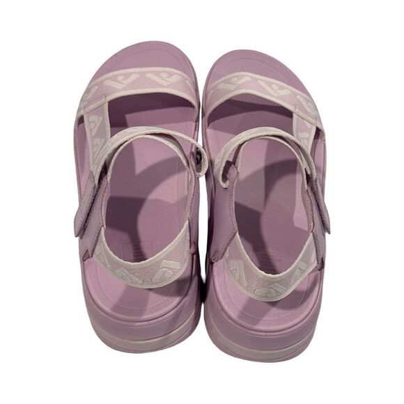 FITFLOP WEBBING BACK STRAP SANDALS. WILD LILAC - Picture 4 of 11